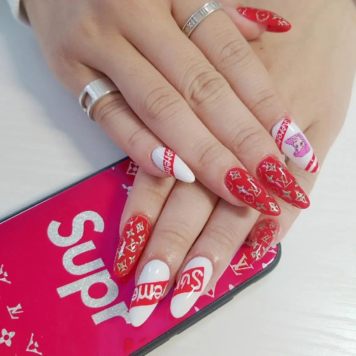 ネイル スカルプネイル ･:*+.✳︎˚✧₊ MAKI NAILのネイルデザイン