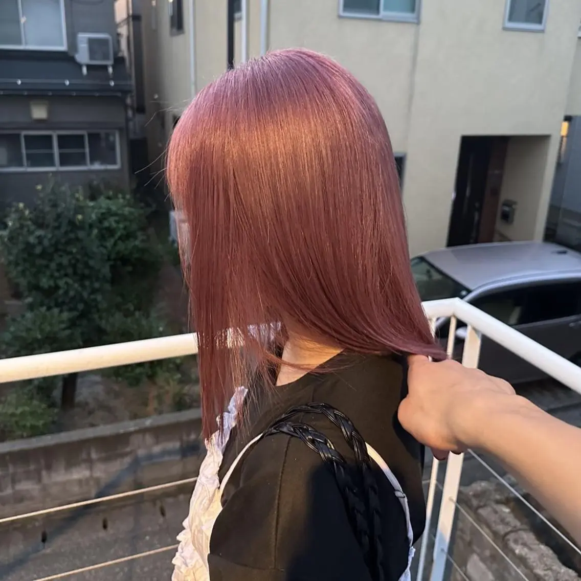 セミロング ダブルカラーモデ ル募集中/もえのヘアスタイル
