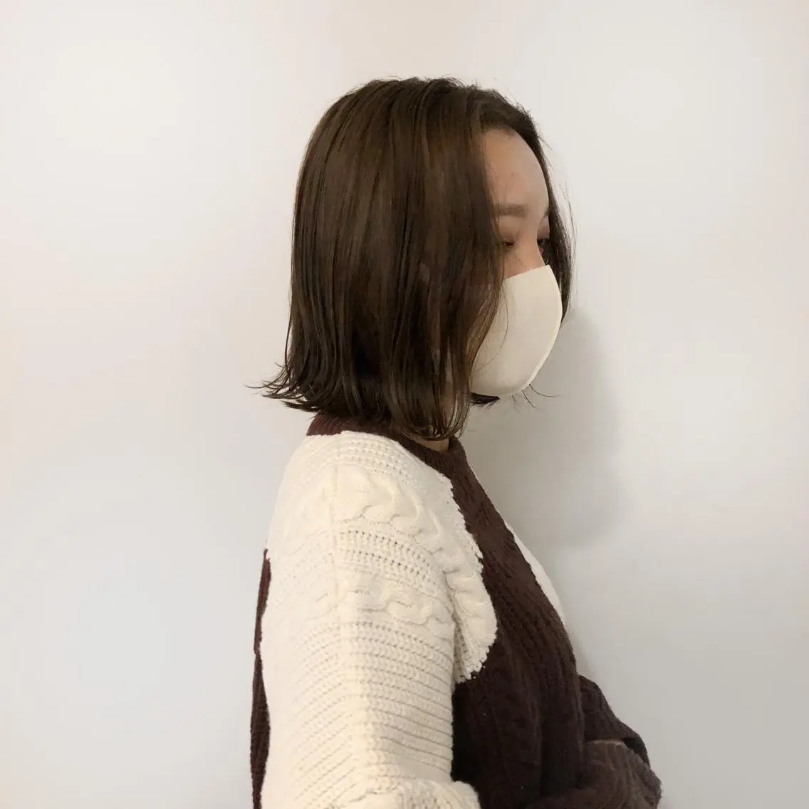 ミディアム カラー 秋山 裕香のヘアスタイル
