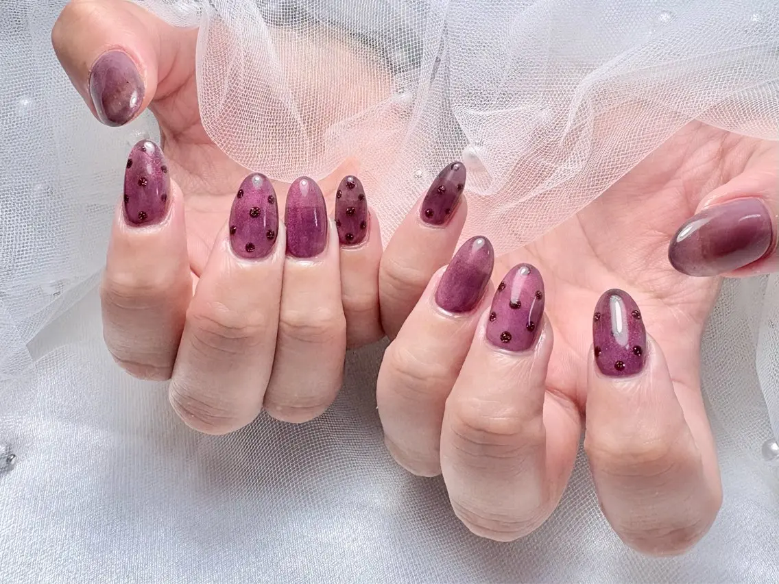 ネイル フットネイル ジェルネイル キラキラネイル ラメ(グリッター) マグネットネイル ハンドネイル ハンドケア ♡Bivi♡自爪に 優しいネイルサロンのネイルデザイン