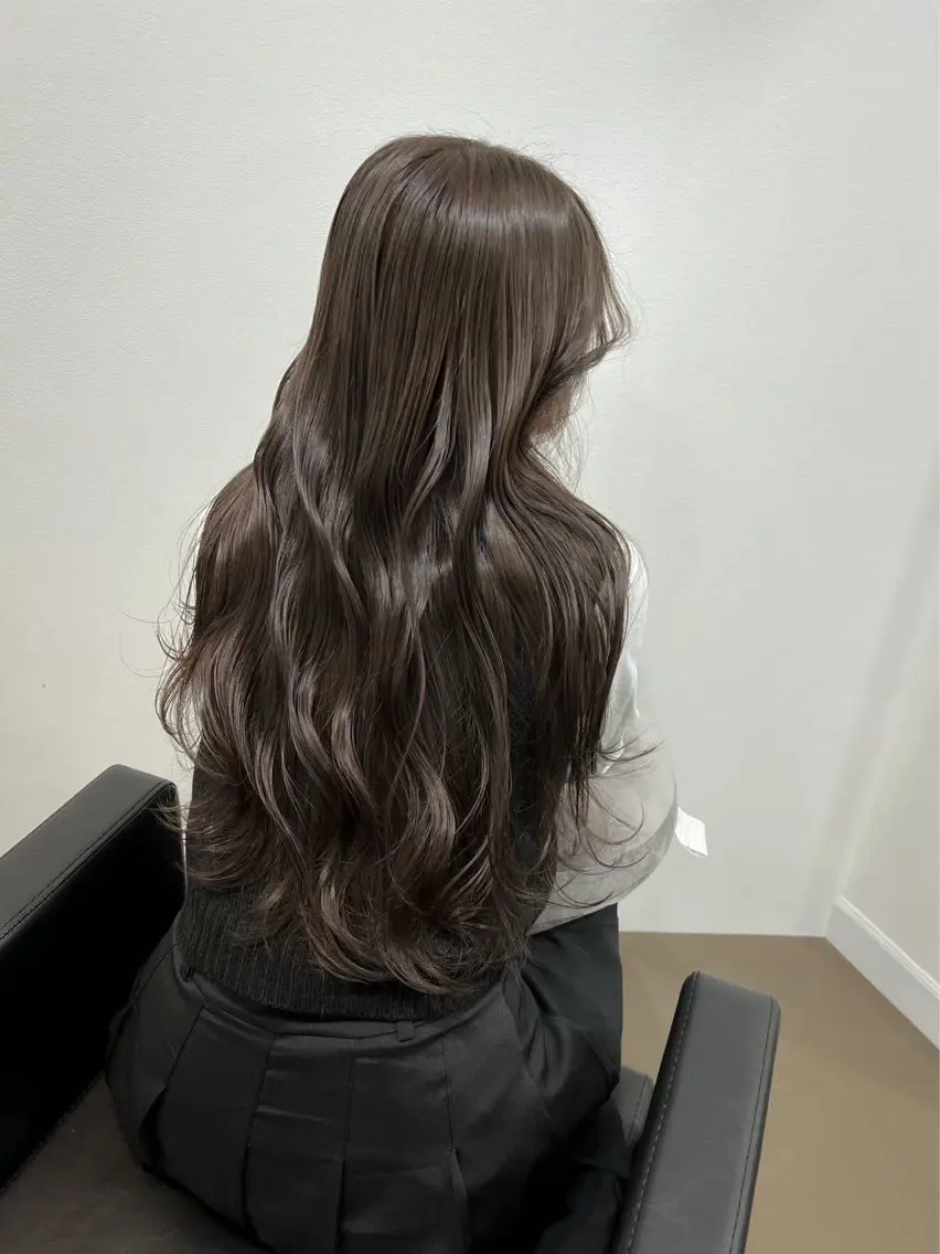 ロング カット ヘアカラー トリートメント 北新地/縮毛矯正 /あやなのヘアスタイル