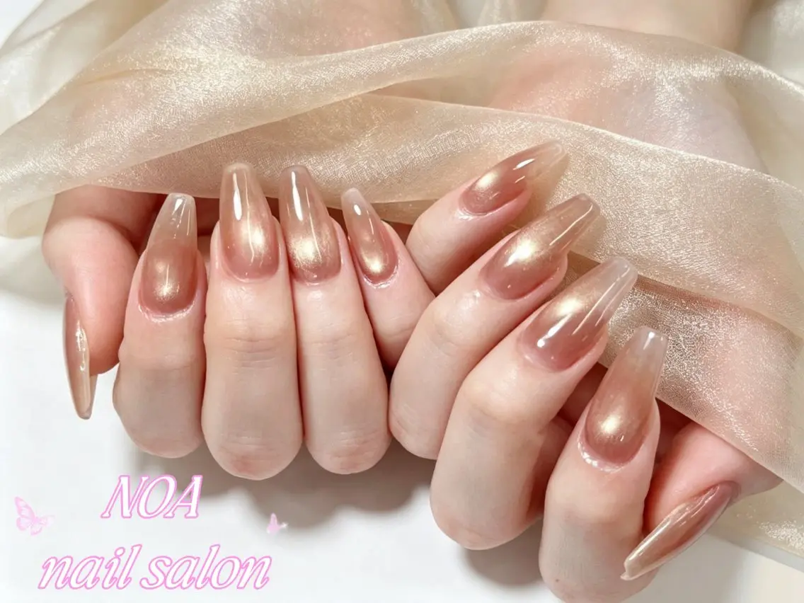 ロング ハンドネイル Noa Nail みつきのネイルデザイン