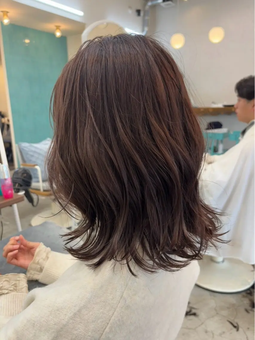 カラー ヘアカラー アギレ ミノリのヘアスタイル