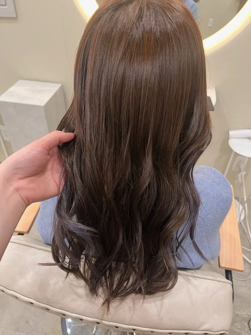 ロング カラー haruhi/艶髪 ☀️透明感カラーのヘアスタイル