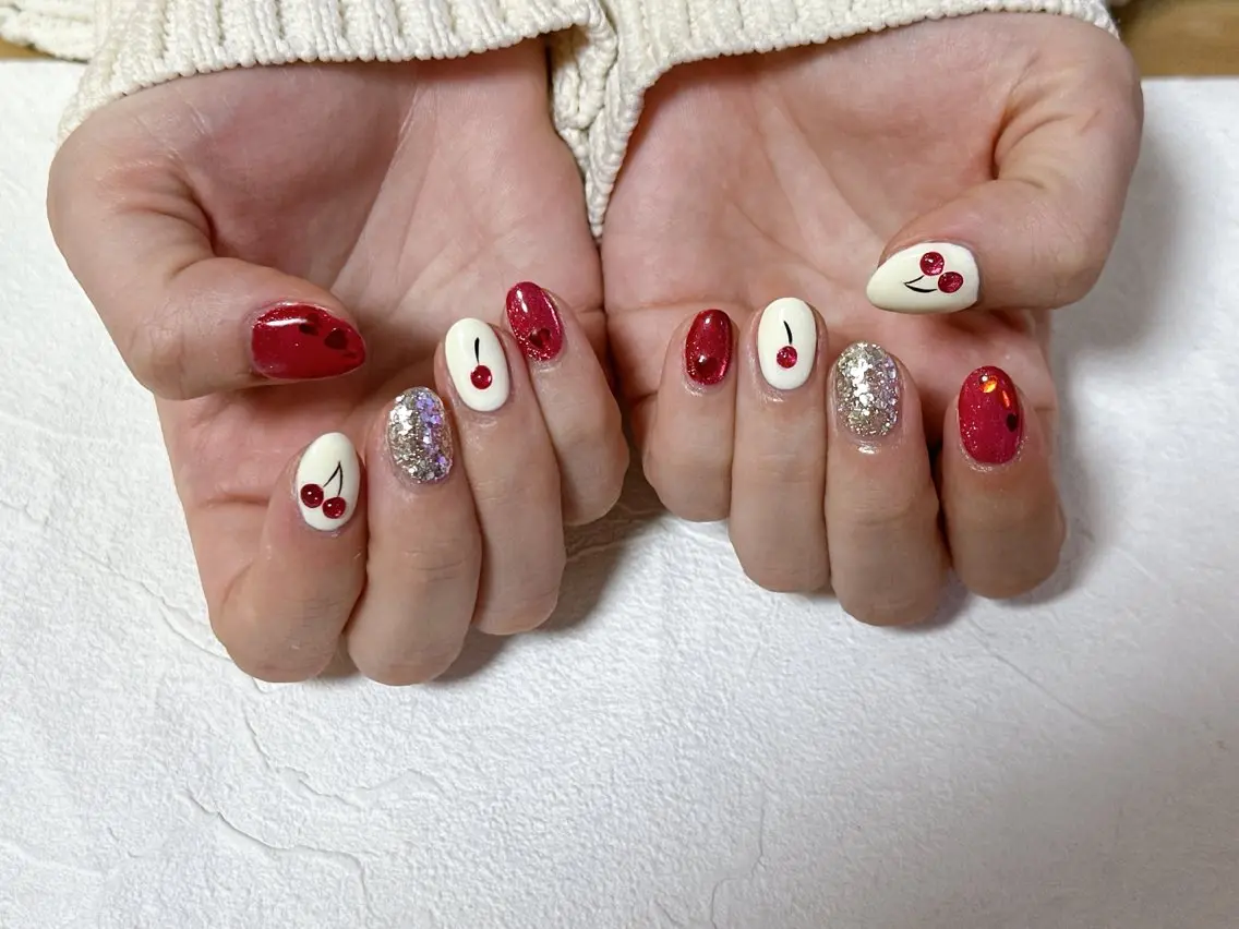 ネイル オーロラネイル フラワーネイル フットネイル フレンチネイル ジェルネイル ハンドネイル mogunail &blowのネイルデザイン