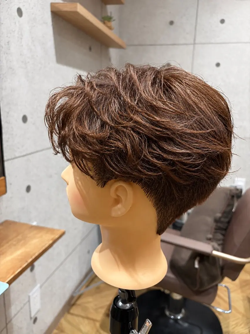 パーマ カット パーマ 山田 奈央のヘアスタイル