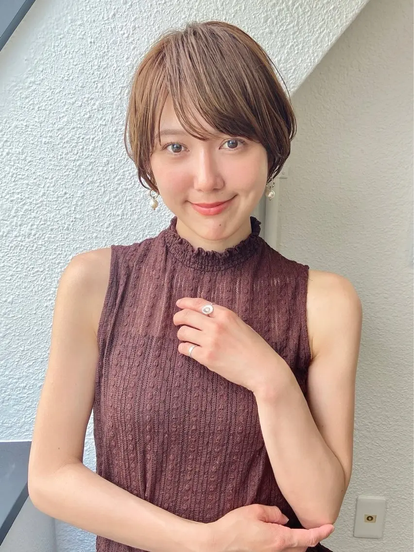 ショート カット ヘアカラー 小顔ショート✁ ⁂Yukari⁂のヘアスタイル