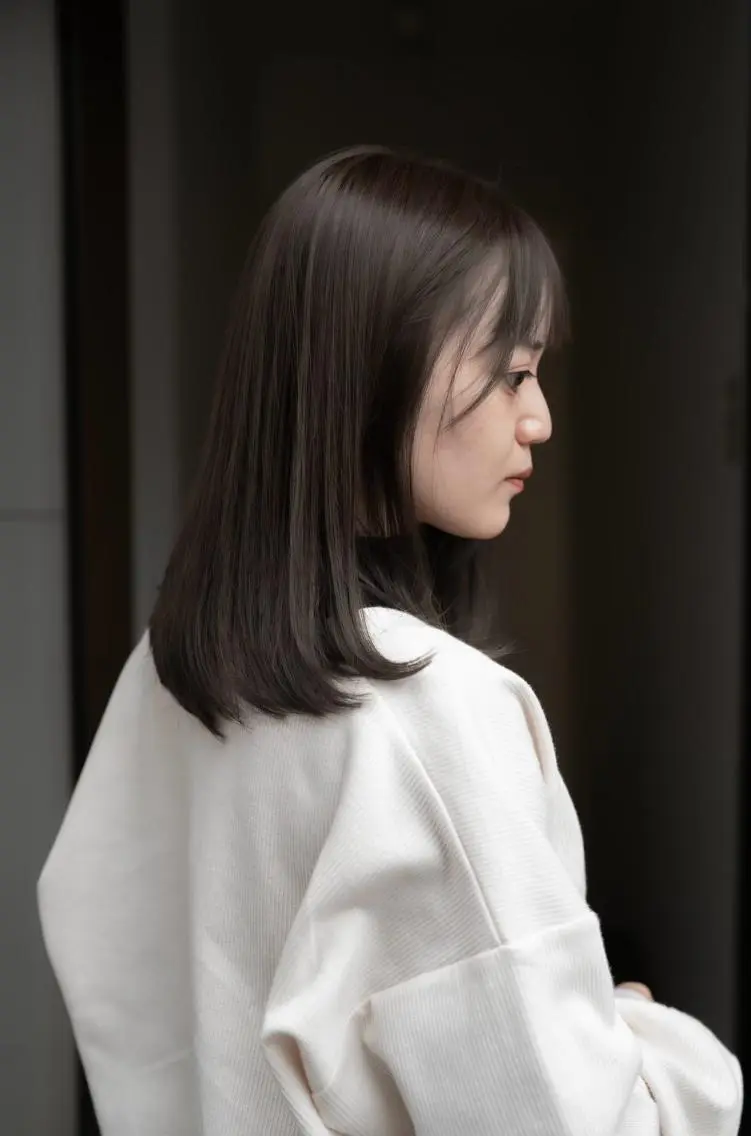 前髪酸性ストレート+カット+カラー+アマトラリンゴ幹細胞TRの写真