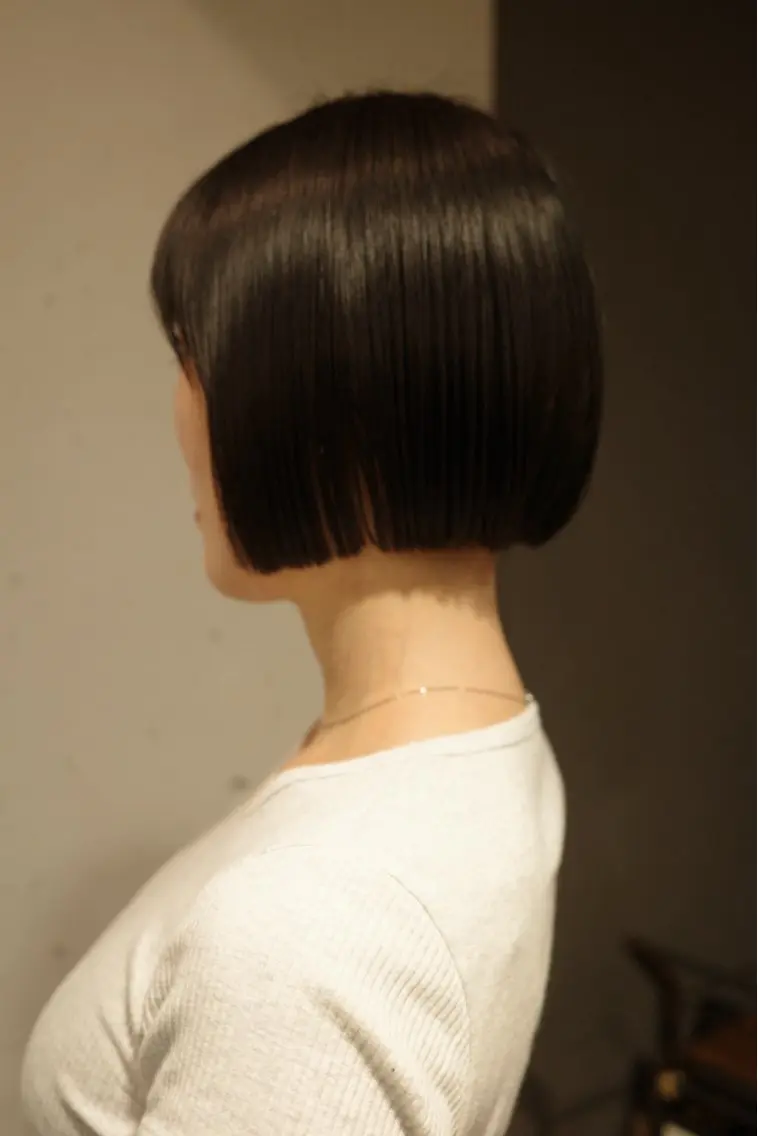 ミディアム ミウラ ハナキのヘアスタイル