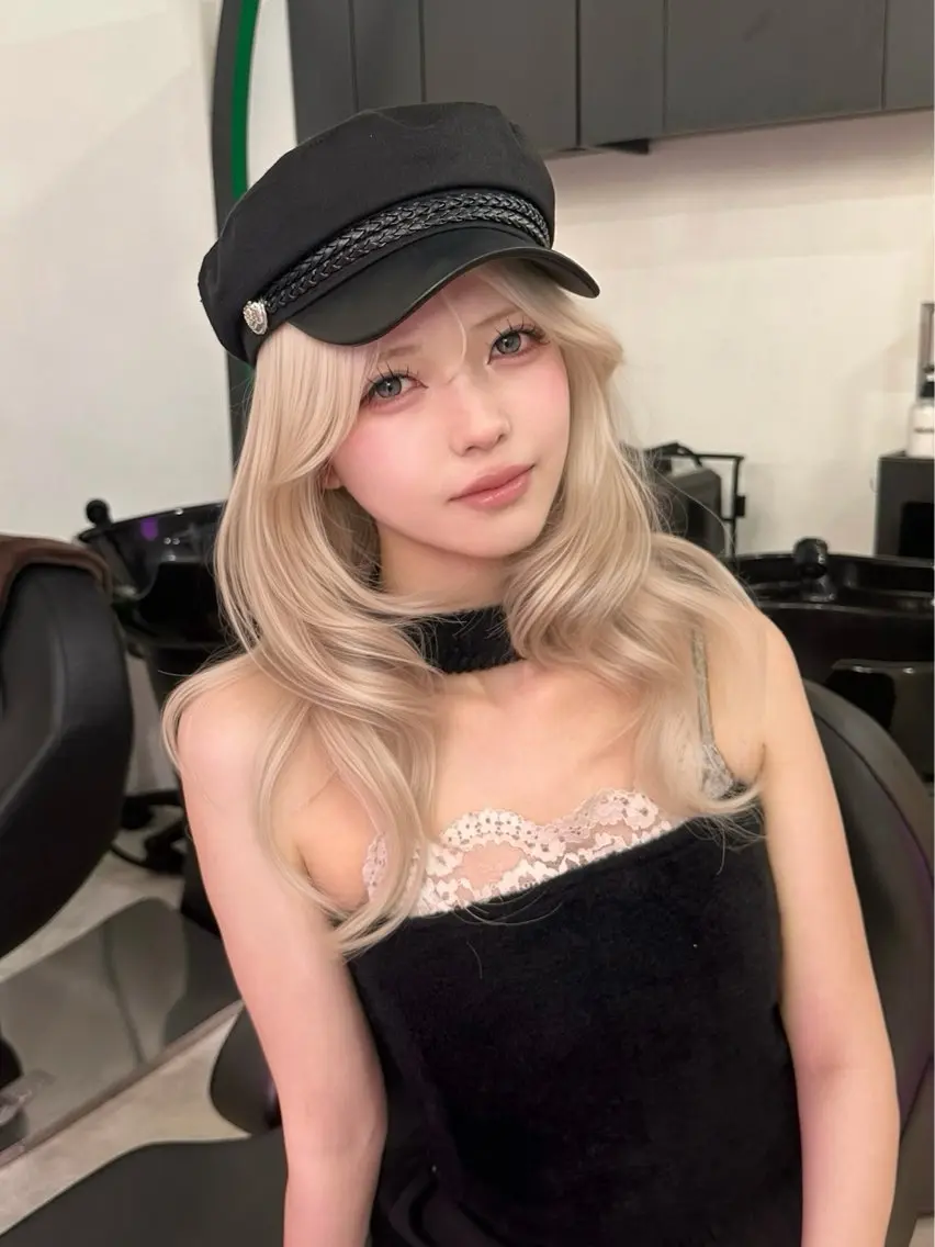ロング カラー ヘアセット 上品モテヘア🩶 karen🩶のヘアスタイル