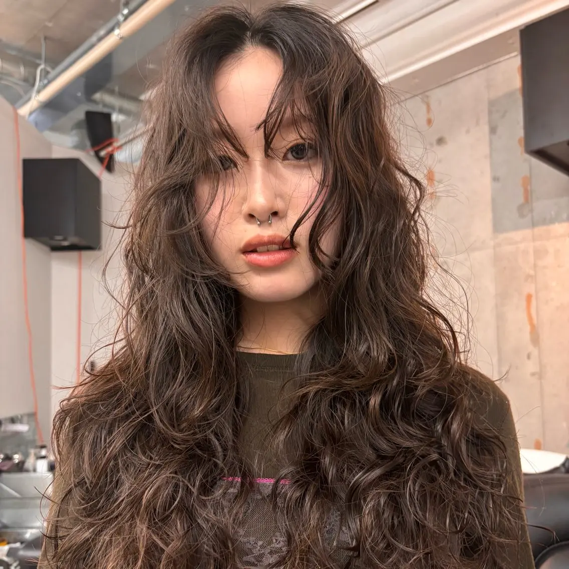 ロング カラー 中野 晴登のヘアスタイル