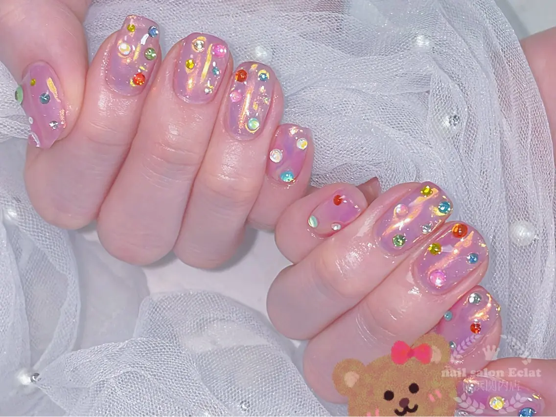 ネイル ハンドネイル ハンドケア ネイルサロンエクラ 🫧Shizukaのネイルデザイン