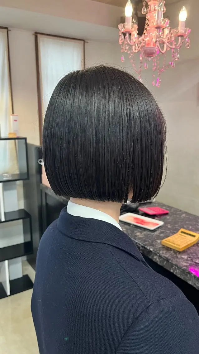 ショート ボブ 似合わせカット トリートメント 安藤 誠斗のヘアスタイル