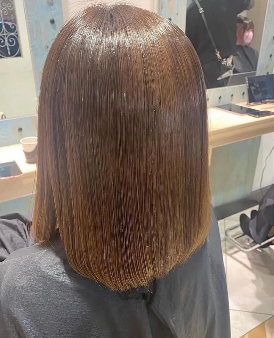 ロング カラー ❤️縮毛矯正❤️ 髪質改善❤️平野実花のヘアスタイル