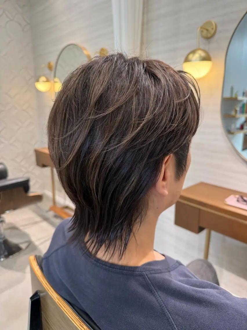 カラー メンズ カット ヘアカラー トリートメント 長谷川 紗羅のヘアスタイル