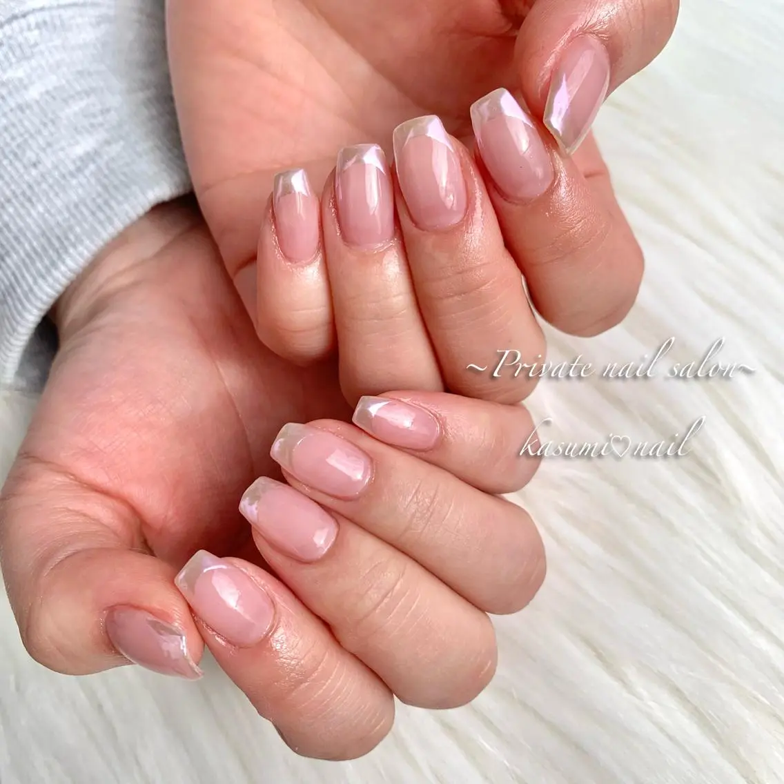 ネイル アートネイル ラメ(グリッター) マグネットネイル ミラーネイル 持ち込み KASUMI♡ Nailのネイルデザイン