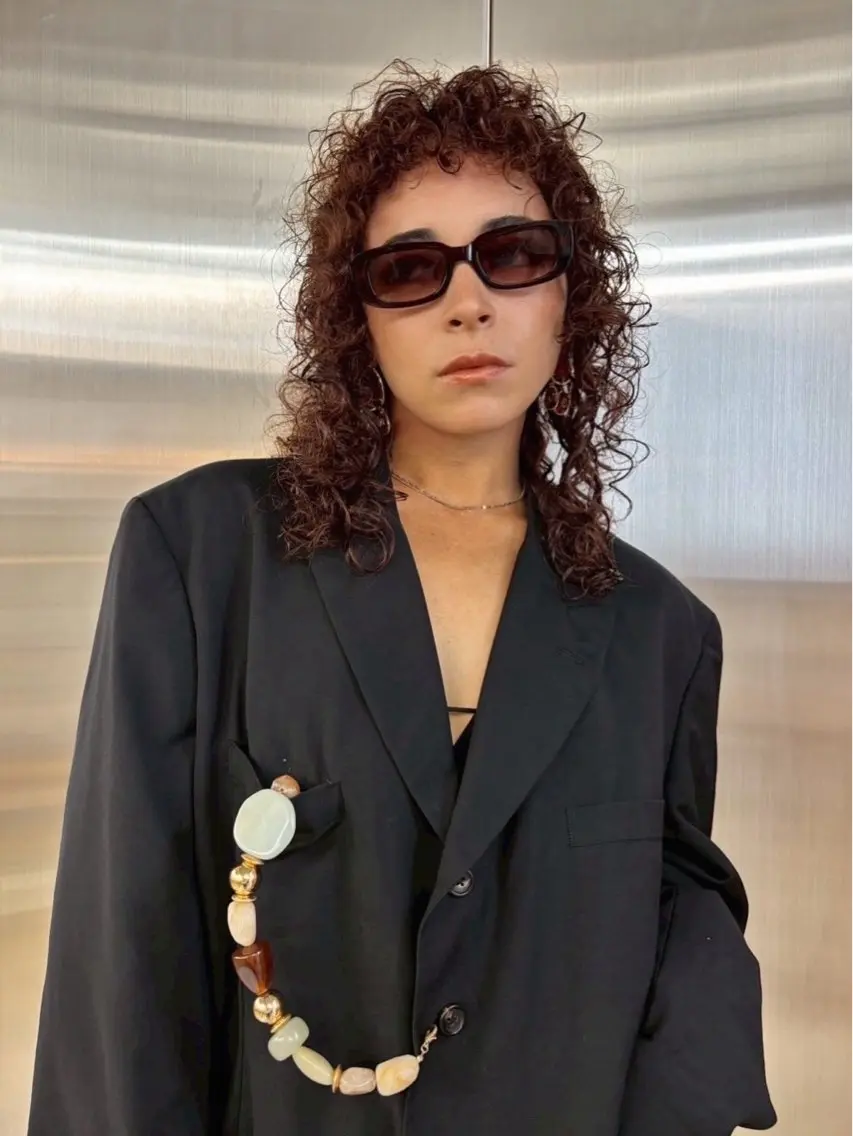 ロング カラー パーマ ウルフカット カット ヘアカラー パーマ 村上雅人 ナチュラルモードのヘアスタイル