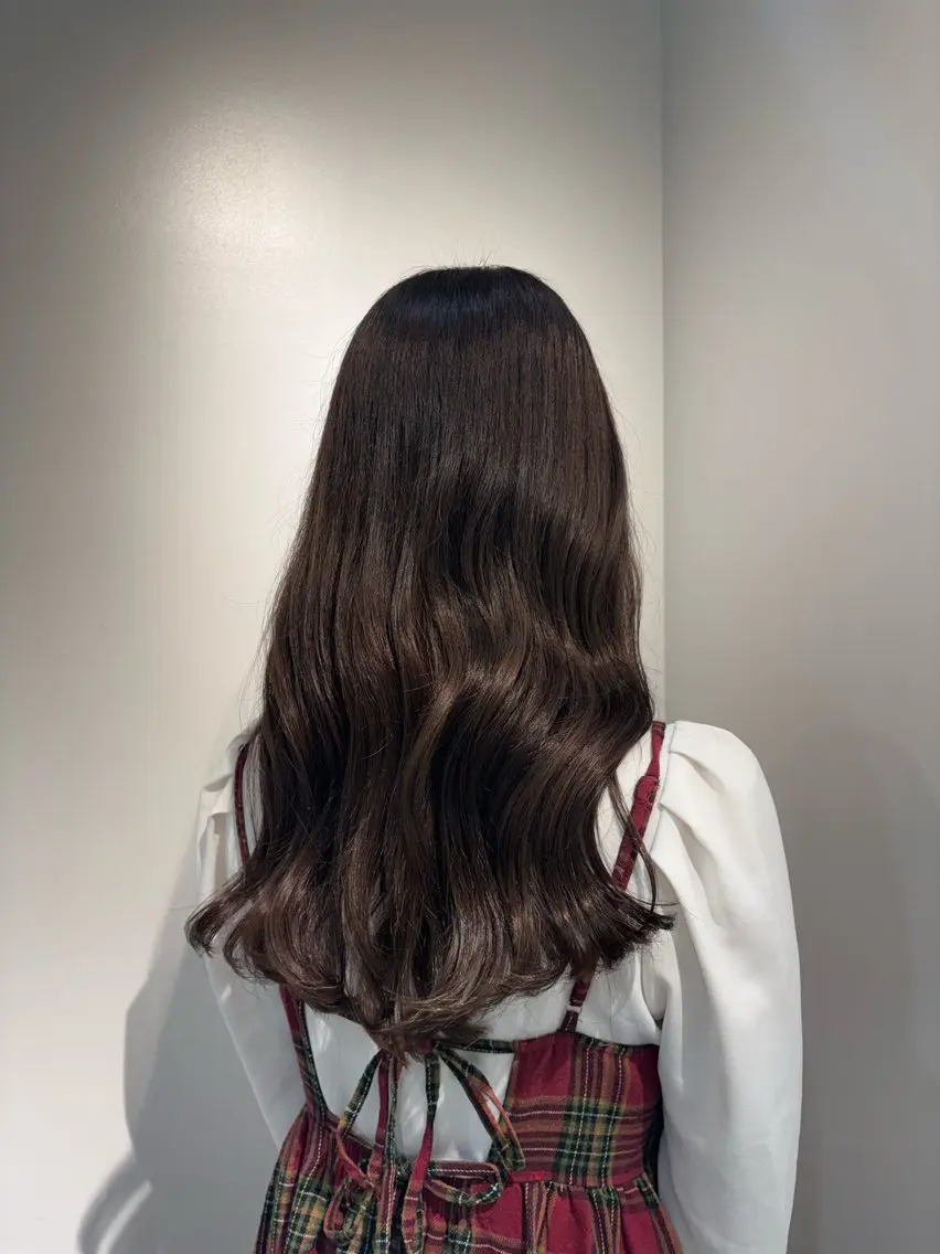 ロング カラー ブラウンカラー ヘアカラー トリートメント Hana🌼 /池袋/透明感カラーのヘアスタイル