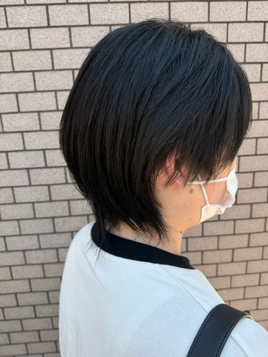 ショート メンズ ヘアカラー パーマ/ハイトーン /吉田眞のヘアスタイル