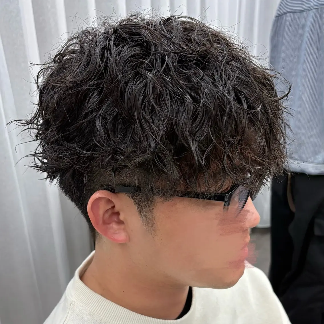 ショート パーマ メンズ カット パーマ いちか🤍 COQU千葉のヘアスタイル