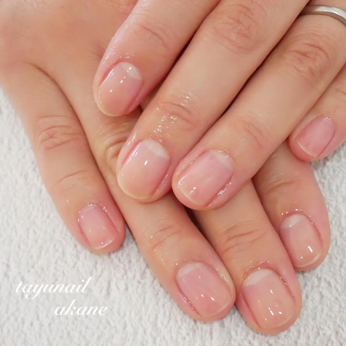 ネイル ブルー ジェルネイル パラジェル 春ネイル 夏ネイル オフのみ(ネイル) ネイルサロン 【たゆnail】のネイルデザイン