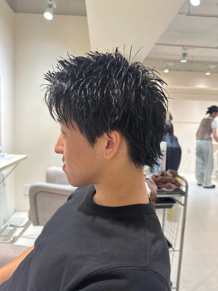 ショート メンズ スパイキーショート 刈り上げ ショートヘア CreBiA あきとのヘアスタイル