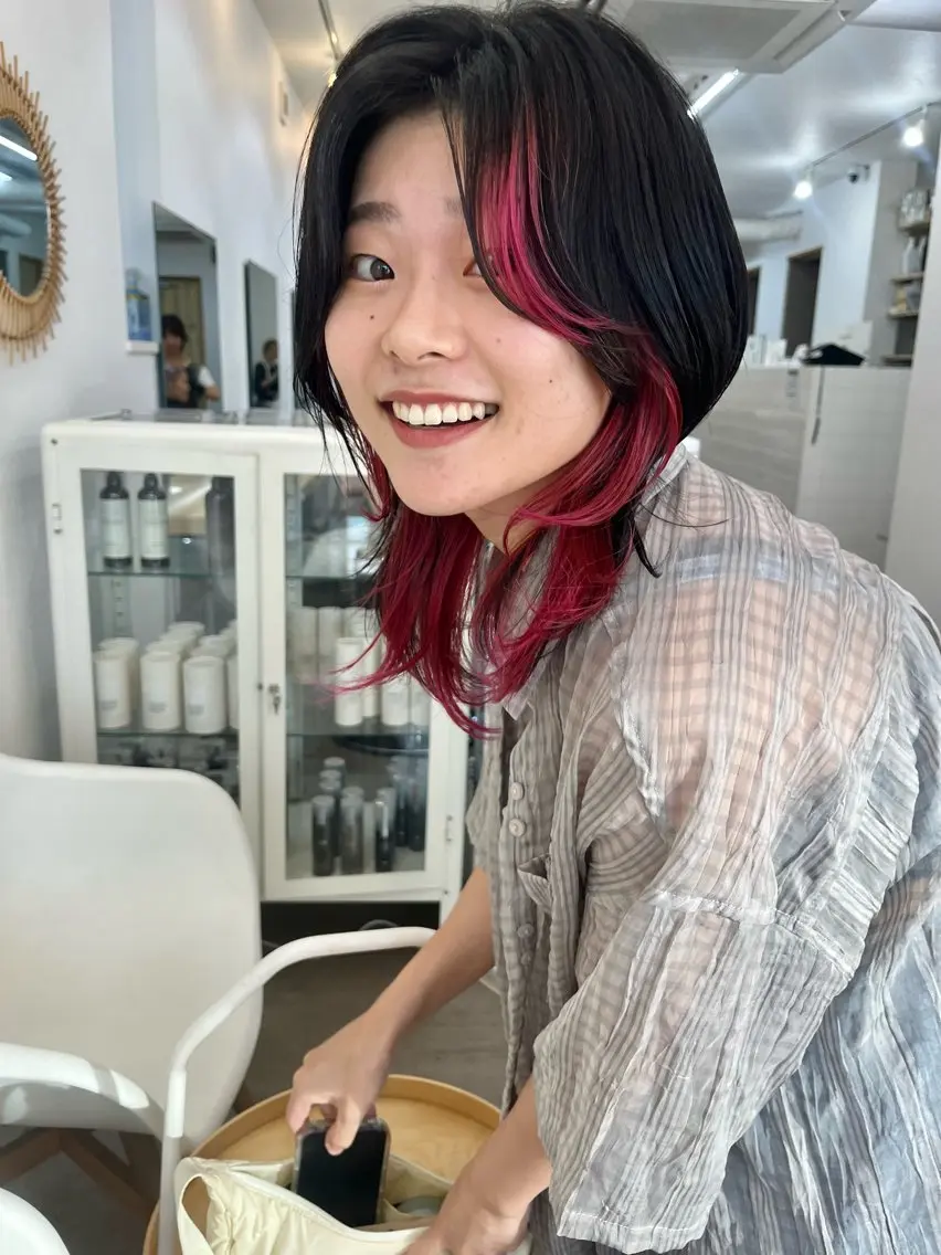 ミディアム カラー 🌼sunc HINAMI🌼のヘアスタイル