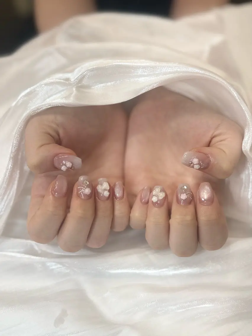 ネイル ハンドネイル ハンドケア Brillant🩵 三軒茶屋のネイルデザイン