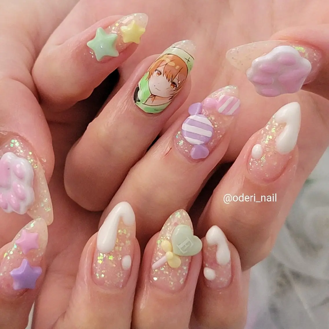 ネイル ハンドネイル ハンドケア おで@ oderi_nailのネイルデザイン