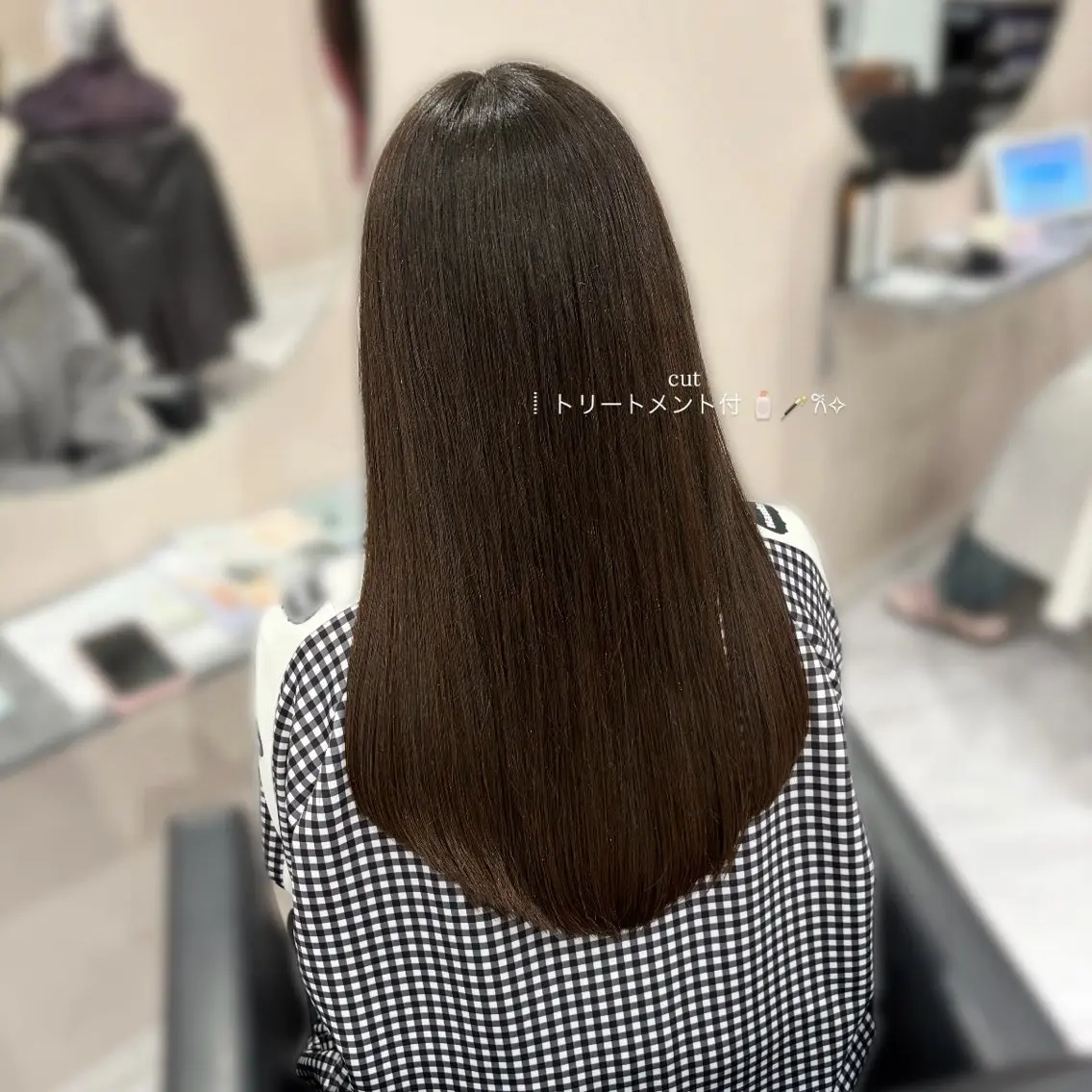 ロング カット 透明感カラー🪼🩵 𝐑𝐢𝐧のヘアスタイル
