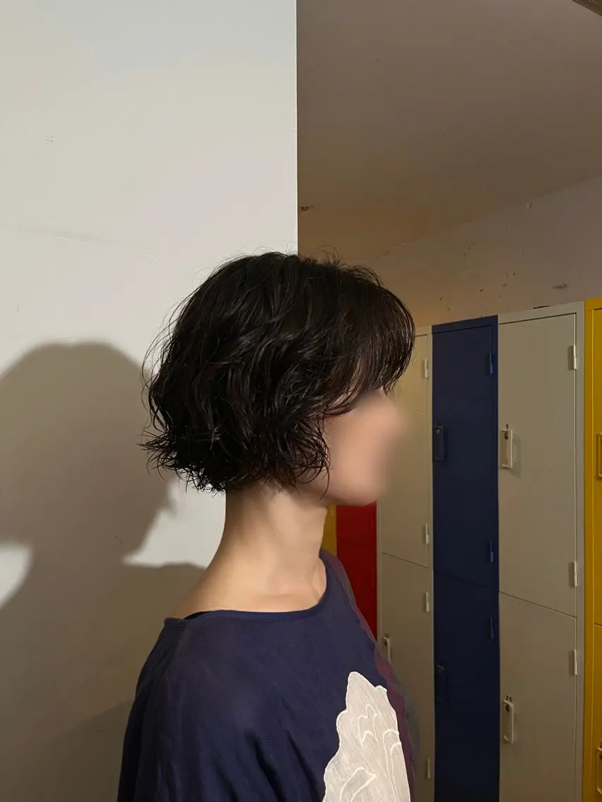 ショート パーマ ショートボブ ボブ ショートヘア NORA Harumi🌞のヘアスタイル