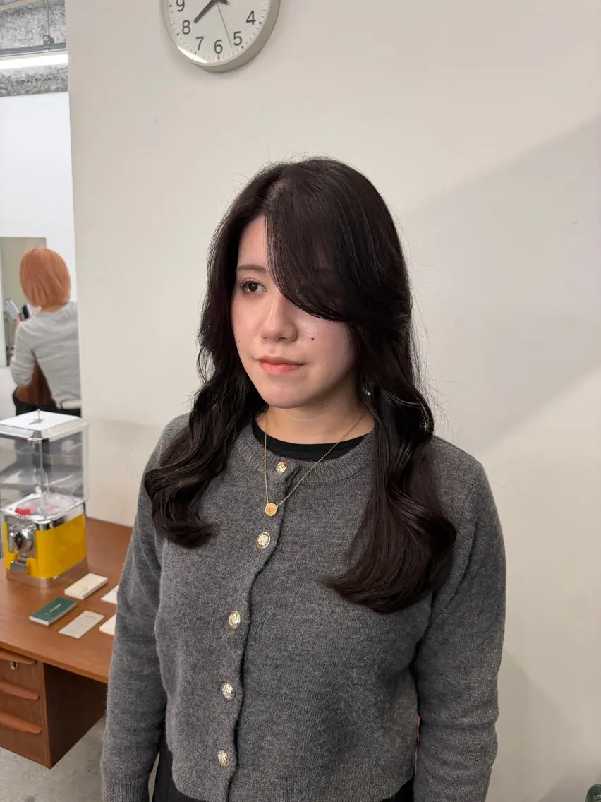 カラー ブラウンカラー ダークブラウン ヘアカラー ダブルカラー 大募集中❣️ あいりのヘアスタイル