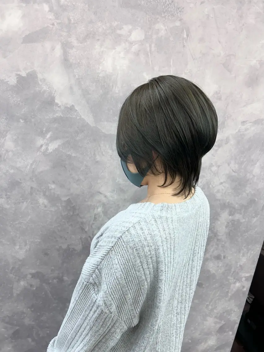 ショート ウルフカット カット ヘアカラー AN'TIA小作代表 ⭐︎kazuma⭐︎のヘアスタイル