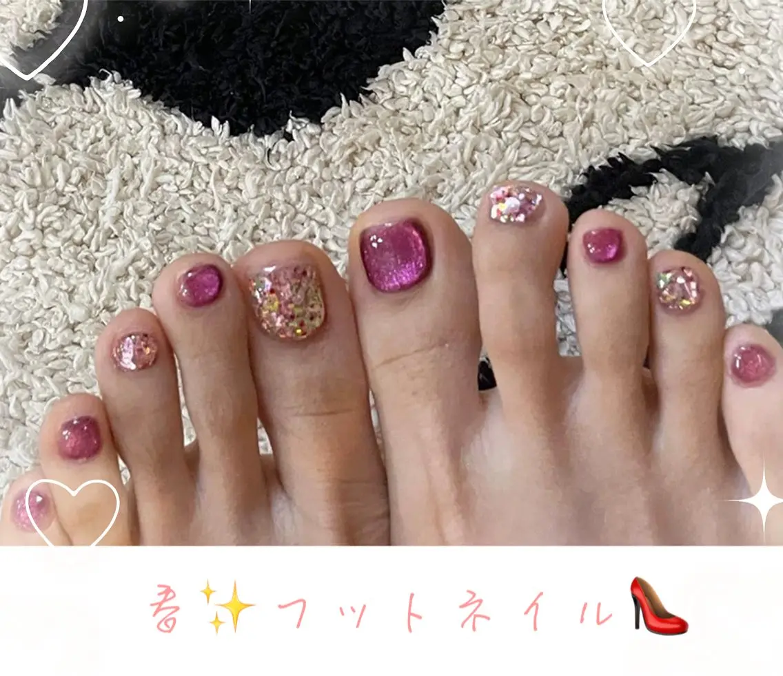 ネイル フットネイル 日暮里2 lavenderのネイルデザイン