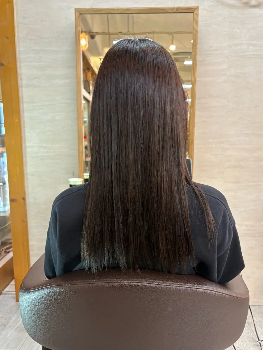 カラー 透明感カラー 佐藤 遥菜のヘアスタイル