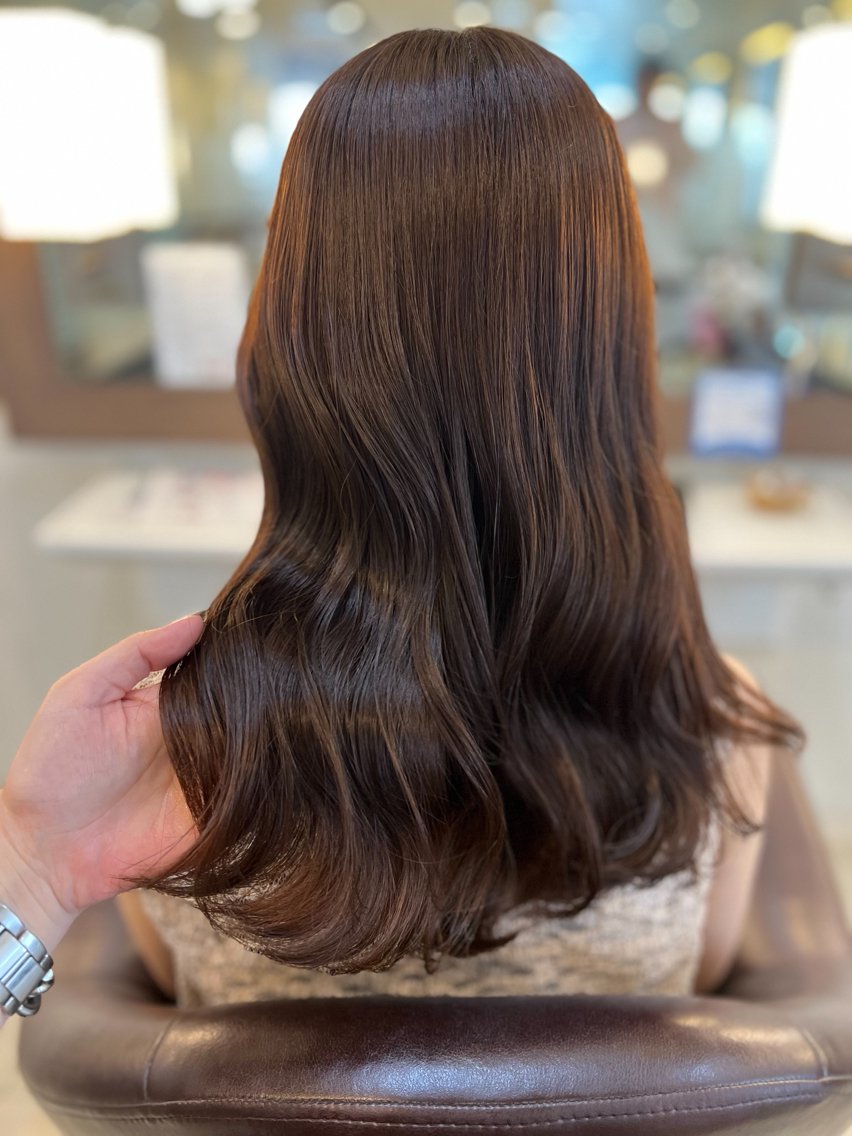 ロング カラー ブラウンカラー チョコレートブラウン ヘアカラー Kanna /カラーモデル募集中のヘアスタイル
