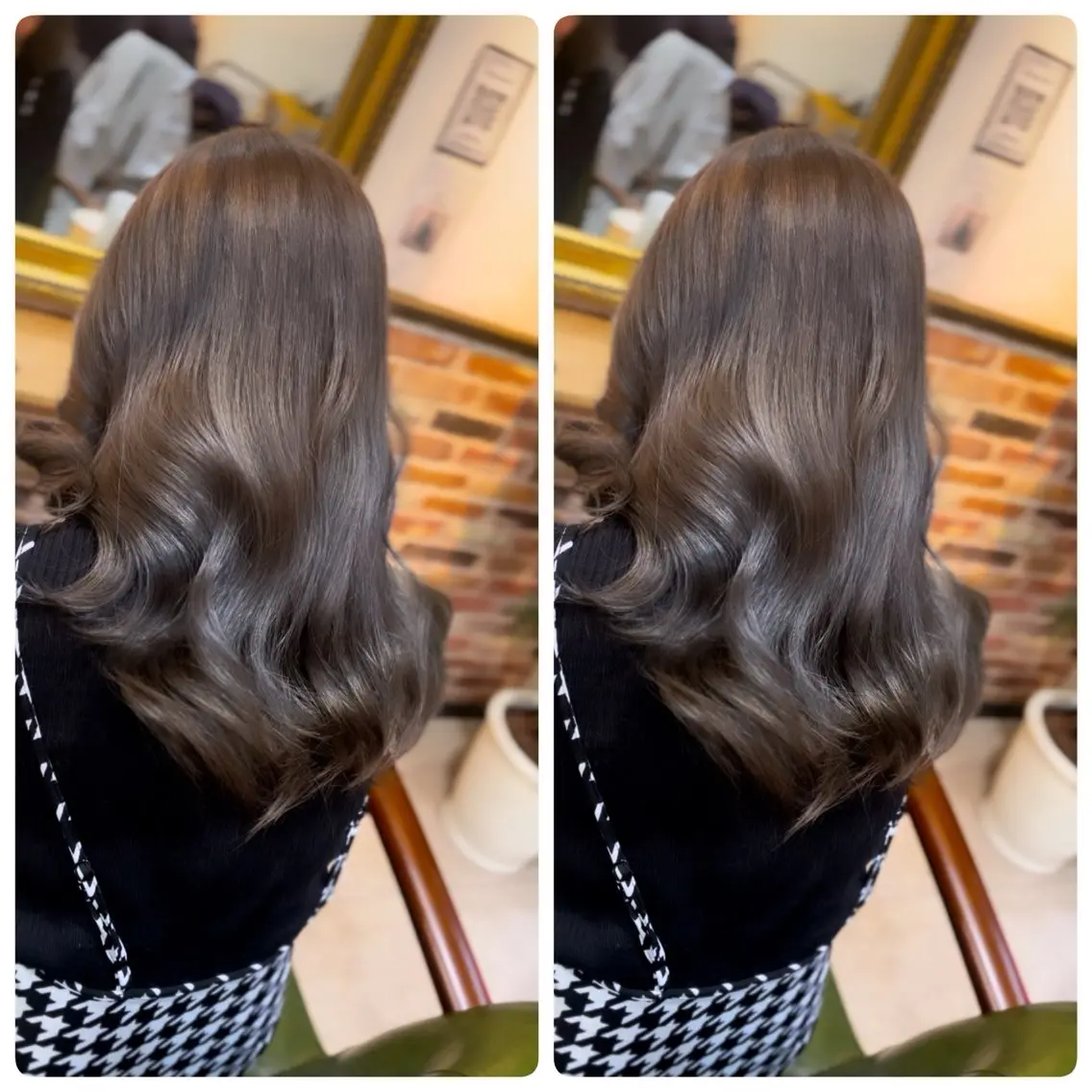 セミロング カット ヘアカラー 飯星慧斗 /ブリーチ、縮毛矯正のヘアスタイル