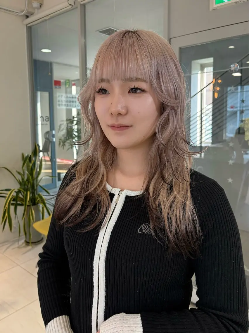 ロング カラー カット ヘアカラー 浅野 匠のヘアスタイル