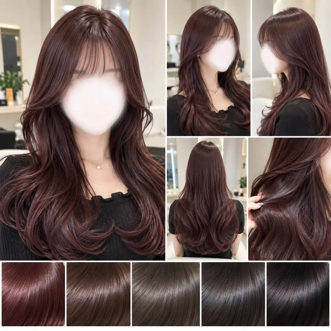 ロング カット ヘアカラー トリートメント Emuest心斎橋 SAKIのヘアスタイル