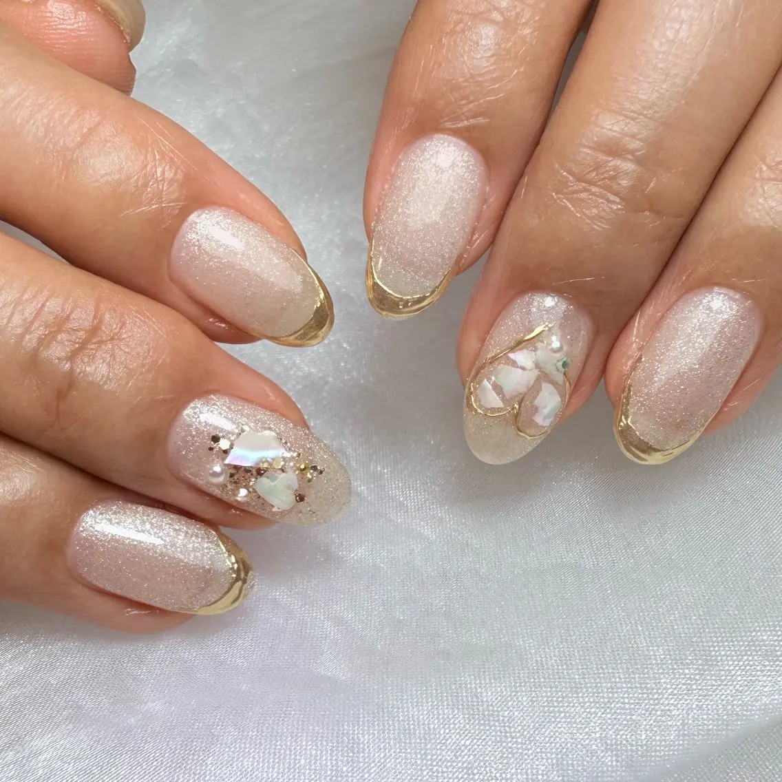 ネイル マグネットネイル ハンドネイル Nail salon アトリエジョワ　金山のネイルデザイン