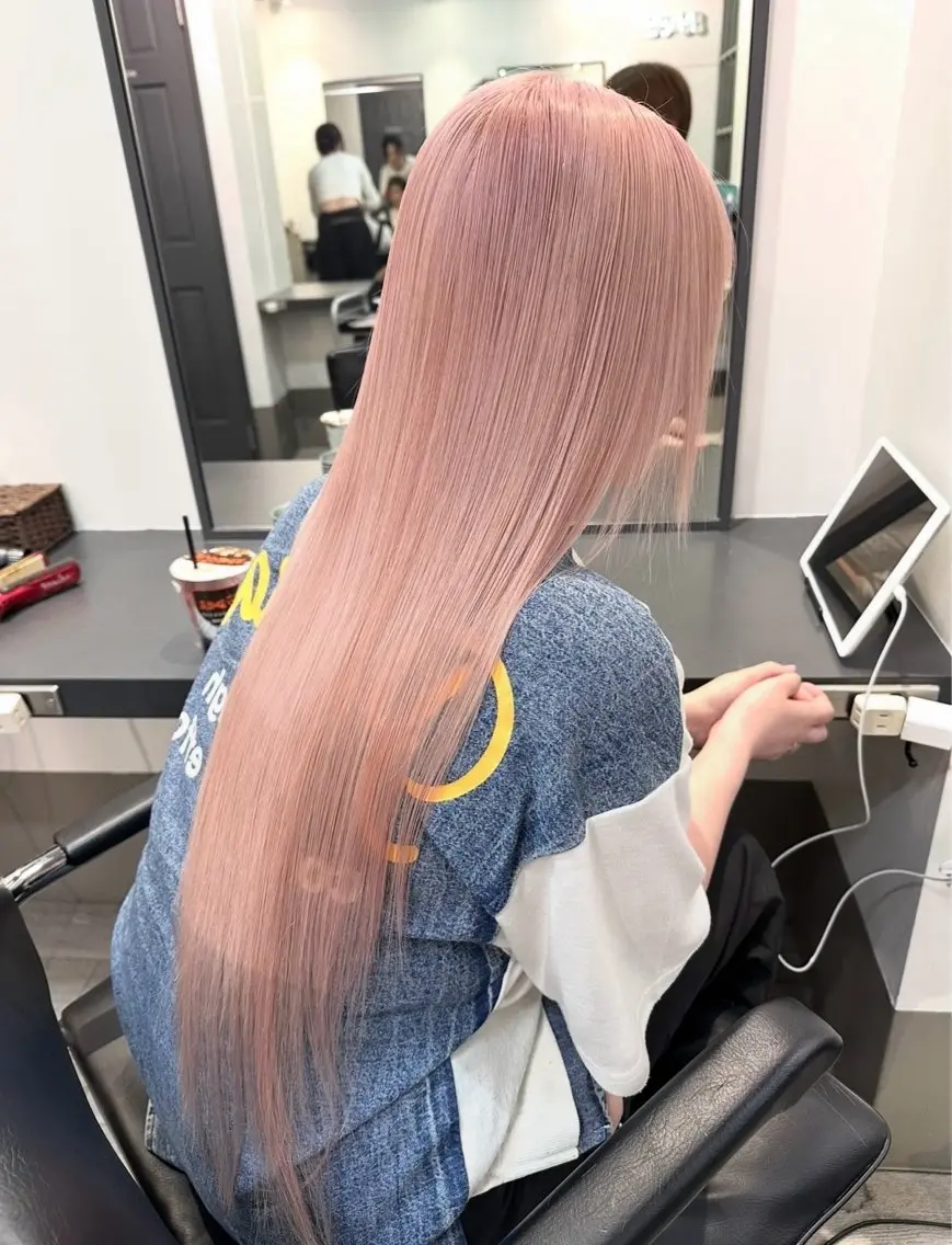 カラー 渋谷/プルエクステ 🐈‍⬛🎀kisaのヘアスタイル