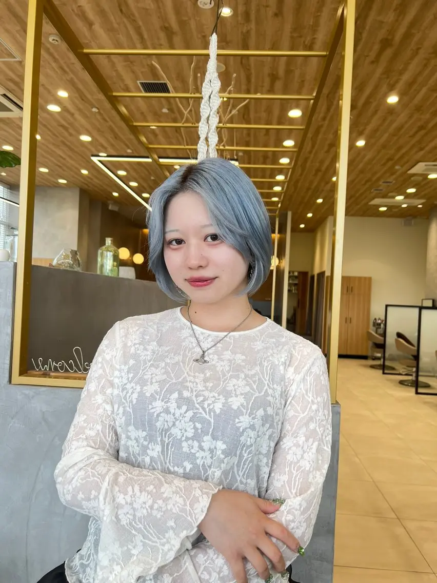 ショート ヘアカラー つやカラー×髪質改善 /NAMIのヘアスタイル