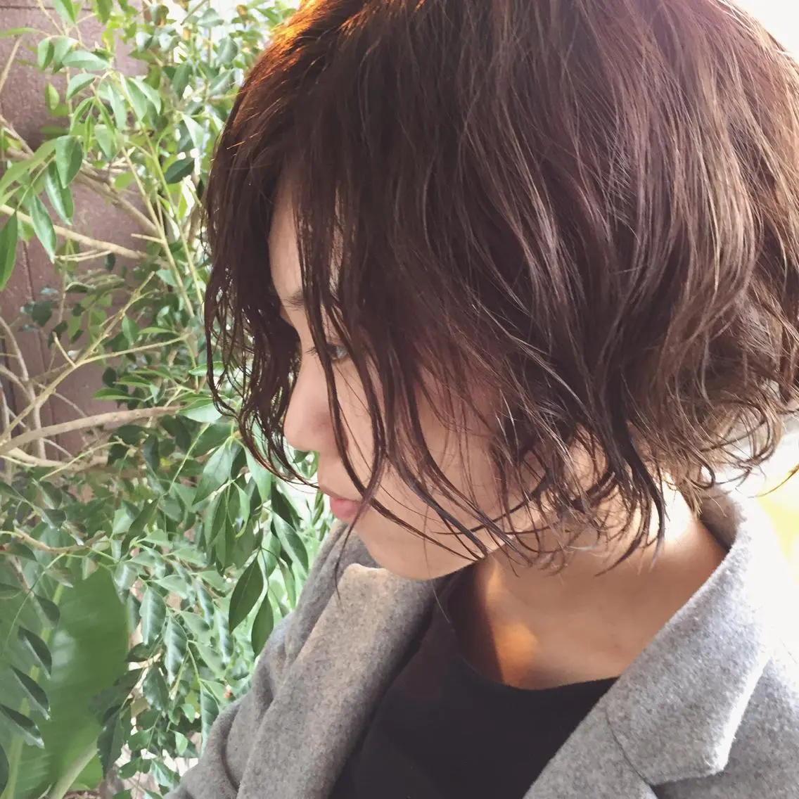 ショート パーマ 中川 竜誠のヘアスタイル