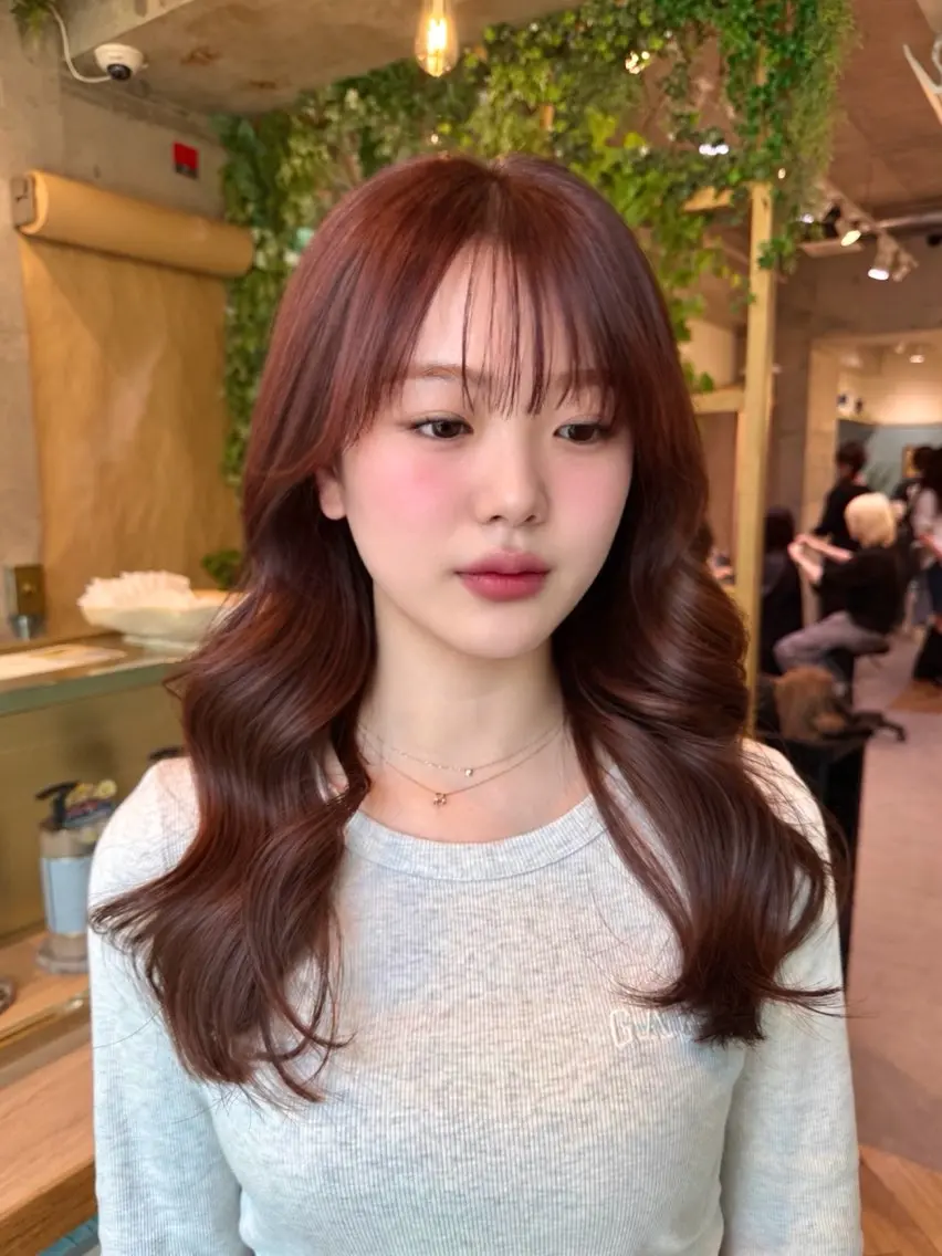 ロング カラー カット ヘアカラー トリートメント ♥️ブリーチ/ カラー/yuukiのヘアスタイル