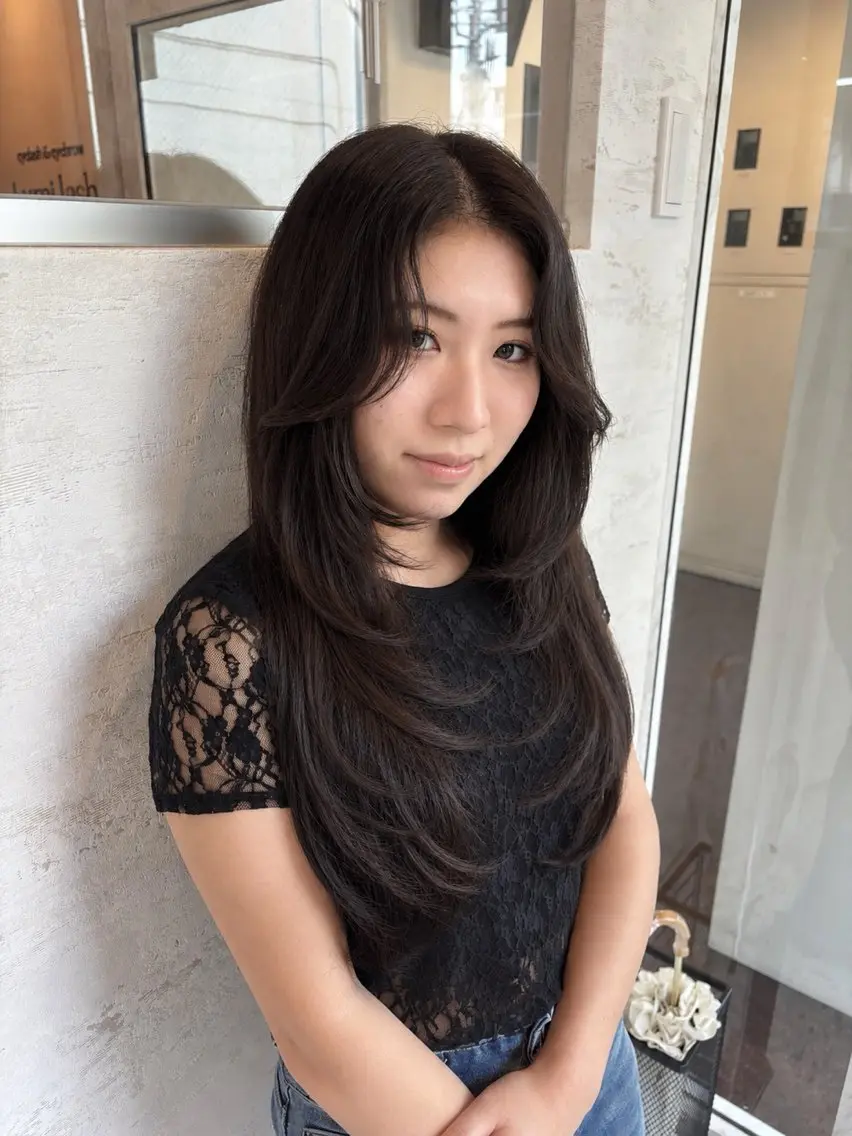 ロング himari/縮毛 矯正/熊谷のヘアスタイル