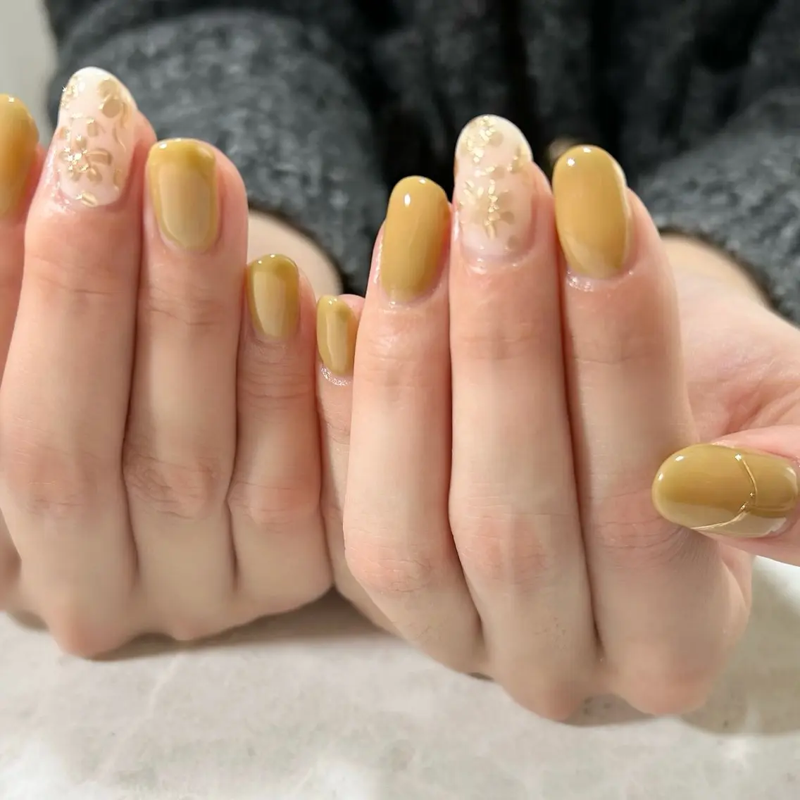 ネイル ミラーネイル ハンドネイル M's salonのネイルデザイン