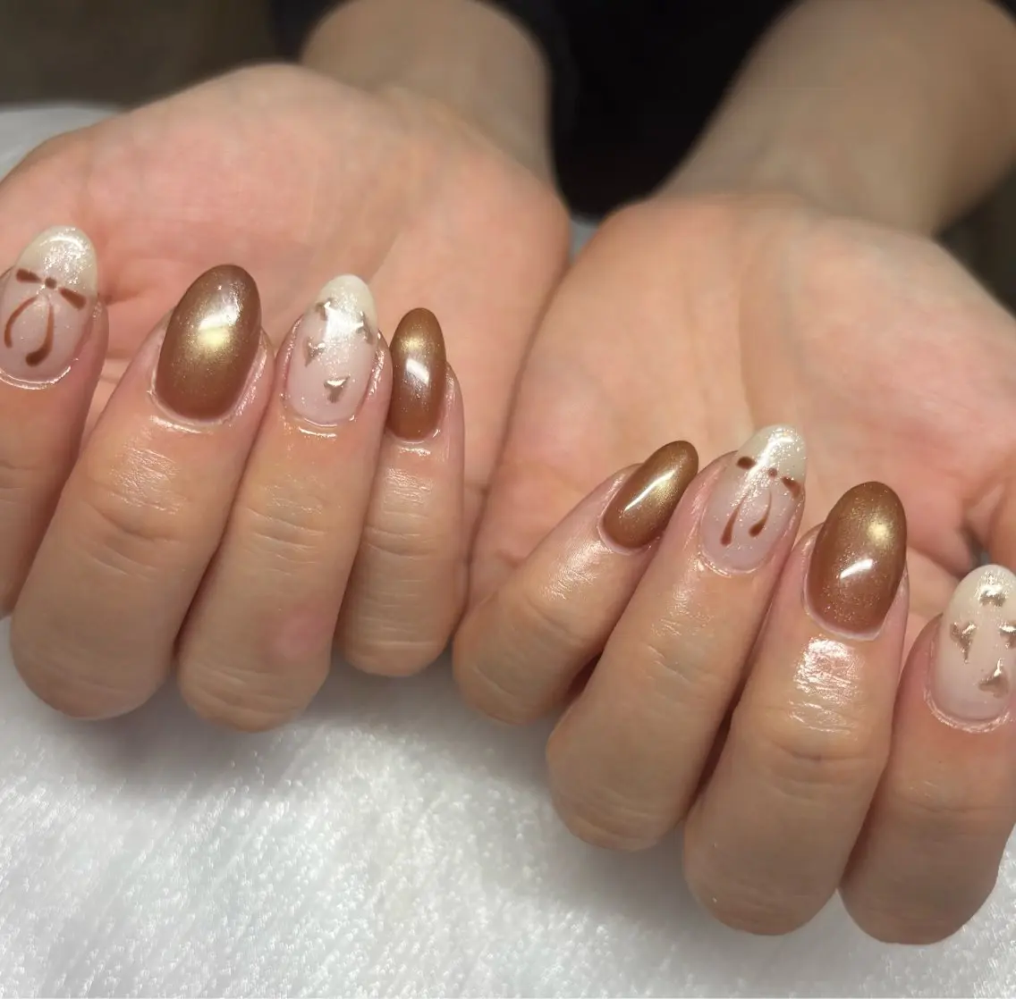 ネイル ハンドネイル kaho  🧸🎀 RiLionのネイルデザイン
