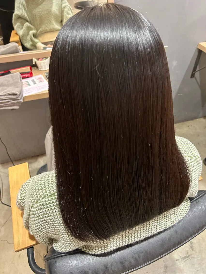 ロング カラー カット トリートメント lolonois 宮城茉歩呂のヘアスタイル