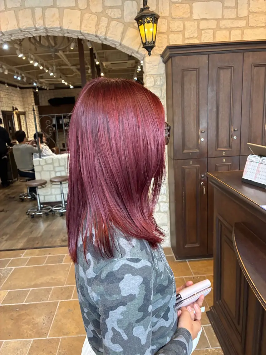 カラー カット ヘアカラー 縮毛矯正/艶カラー アオキタイキのヘアスタイル