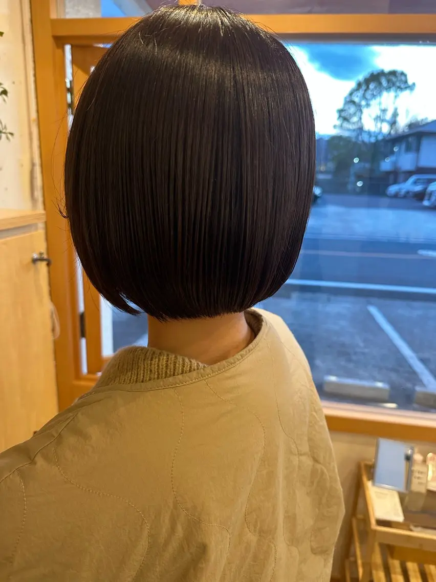 ショート 髪質改善/ハイライト 白髪ぼかし/艶カラーのヘアスタイル